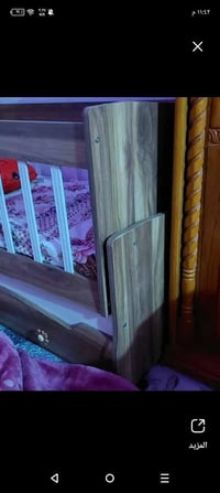 سرير اطفال • نظيف • دوشك
