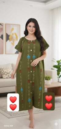 دشداشة مطرزة • كشمير • 2XL-5XL