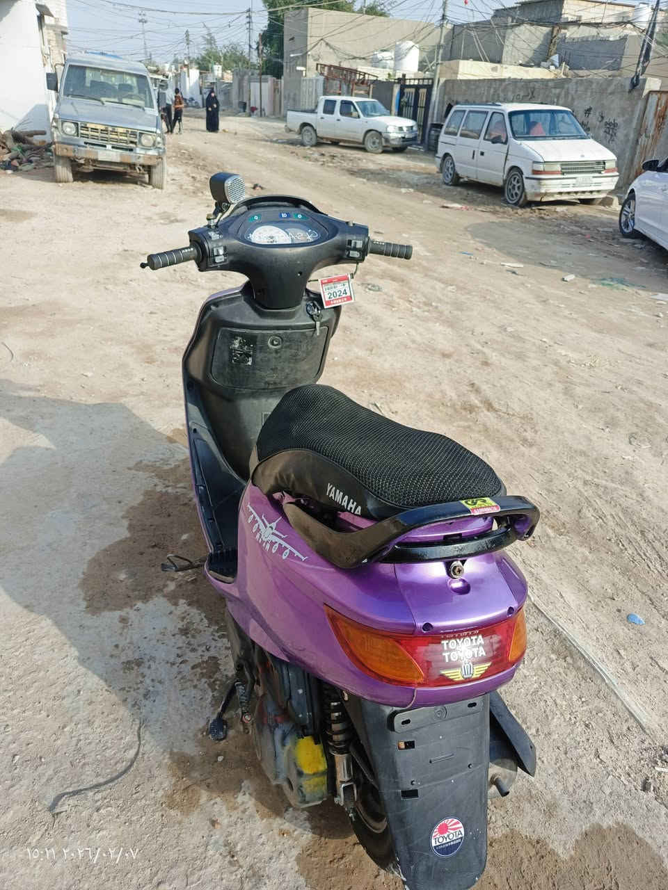 السلام عليكم دراجه جديده كلش نظافه 100بل100سلف كهربائيات كل شغال شلعه معدل قويه العنوان النجف السعر 550وبيه مجال الرقم ***********
