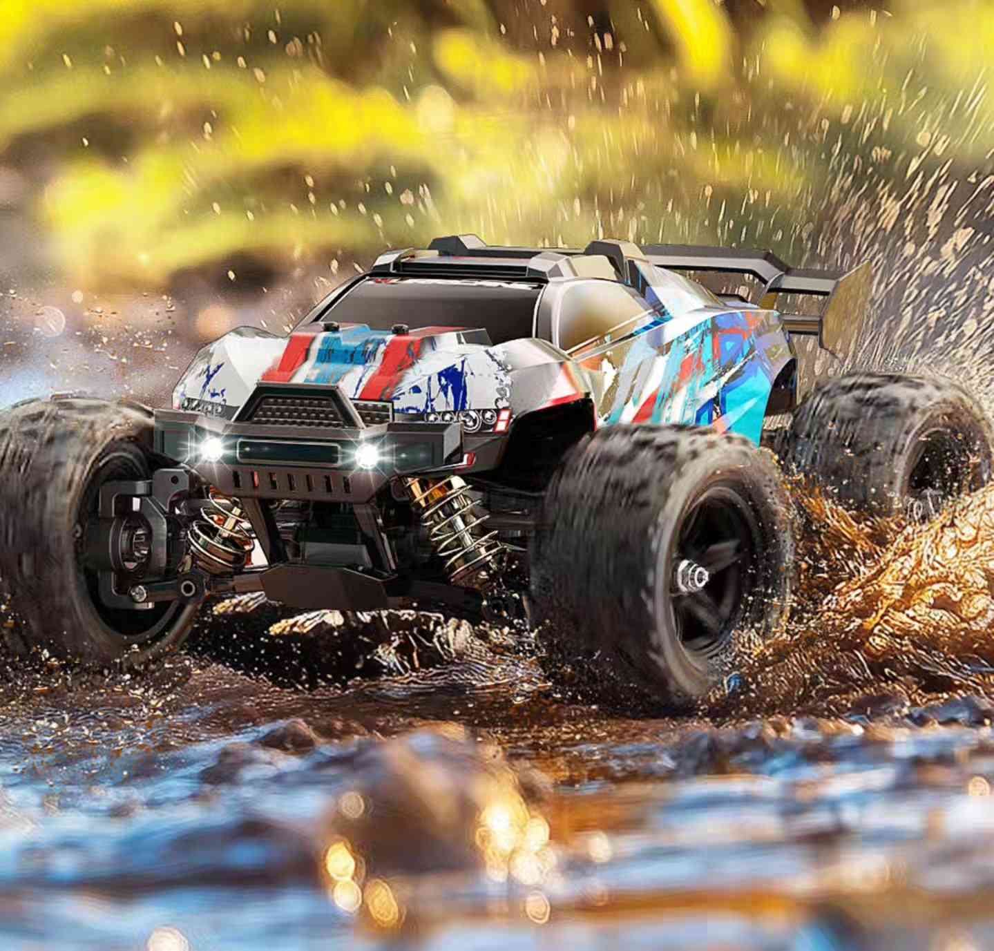 سيارة تحكم عن بعد بمقياس 1:18، سيارة للمبتدئين من البالغين والأولاد، شاحنة سباق للطرق الوعرة بمحرك معدني بالكامل، سرعة 40 كم/ساعة، سيارة تحكم عن بعد رباعية الدفع مع بطاريتين، سيارة تحكم عن بعد سريعة للبالغين
السعر 45 الف


**إذا كنت صاحب هذا الإعلان وتريد حذفه لأي سبب، رجاءا أرسل رسالة إلى الدعم الفني**