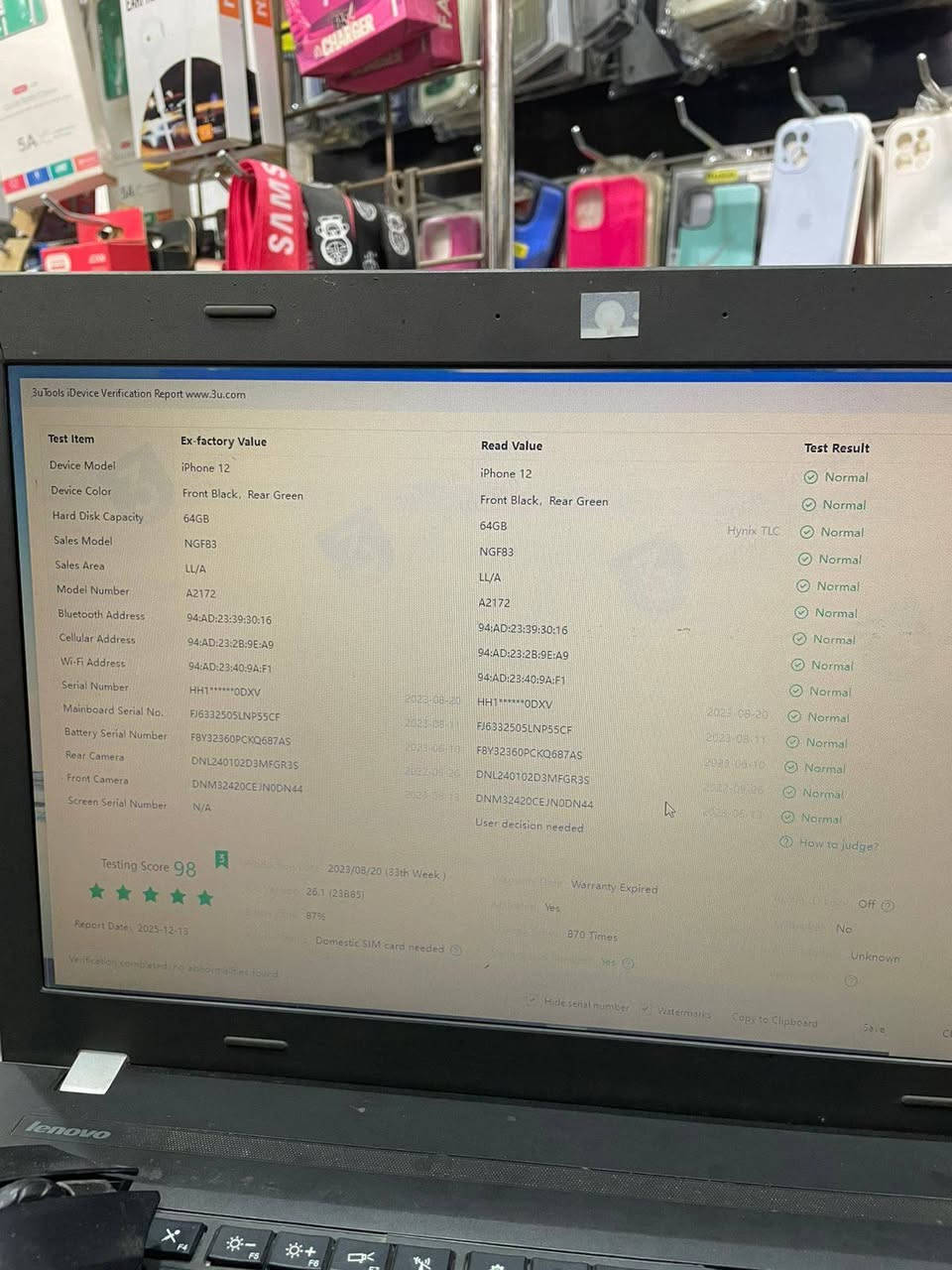 السلام عليكم ايفون12عادي وضع شركه بطاريه 85 جهاز جديد لوك تك سيم
سعر الجهاز ٢٧٥ الف

العنوان حي السكر

لتواصل ***********
