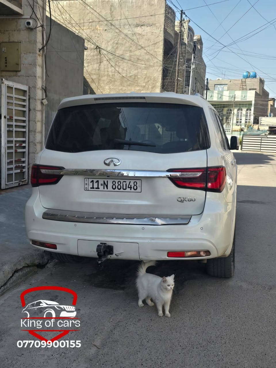 انفنتي QX80
☑️   موديل 2018
السعر 235 ورقة
☑️   فول مواصفات 
☑️  عدد المقاعد 7
☑️  8 سلندر محرك 5600
☑️   دبل جام مانع للضوضاء
☑️   بصمه
☑️   صندوق كهربائي
☑️   مقاعد كهربائية
☑️   مقاعد وسط نوع VIP
☑️   مقاعد خلفية كهربائي
☑️   لايت عدسة زنون 
☑️   تحكم ستيرن
☑️   مثبت سرعة
☑️   صندوق كهربائي
☑️   تشغيل عن بعد
☑️   انارة ترحيب 
☑️   مراية شفط مع نزول على البك 
☑️   شاشة لمس
☑️   لايت عدسة يصعد و ينزل
☑️   تحكم ستيرن 
☑️   3 قطع تبريد
☑️   وبعد مواصفات اكثر
☑️   حادث جاملغ الصدر نفسه بامريكا والعراق وبيها باب السائق معجون وصبغ
☑️   وباب الخلفي توحيد لون
☑️   باب الخلفي جهة الصدر نص بارد
☑️    جاملغ جهة الصدر تبديل وصبغ
☑️   ماشية 101 ميل
📍   بغداد حي الجهاد
📞   *********** 
       متواجد واتس اب بغداد, العراق
