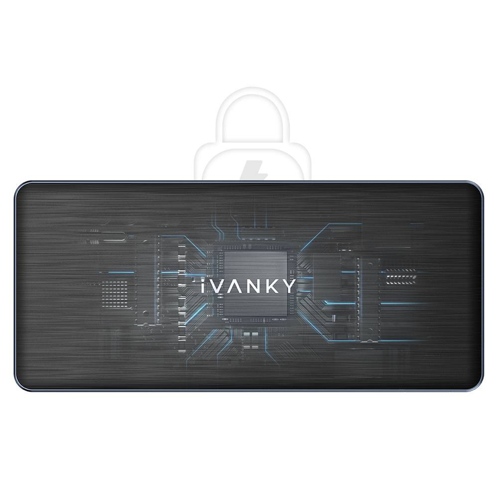 أفضل شاحنة للماك والايفون والباقي⬇️
قاعدة التوصيل iVANKY FusionDock Pro 1+ (محطة إرساء أو Docking Station)
- وهي مخصصة بشكل أساسي لأجهزة MacBook بمختلف معالجاتها 
(M1، M2، M3، M4،M5)
- طاقة شحن قوية (100W PD): تمنح الكمبيوتر شحناً سريعاً يصل إلى 100 واط عبر منفذ التوصيل الأساسي.
- دعم 3 شاشات بدقة 4K: تتيح لك تشغيل حتى 3 شاشات خارجية معاً بدقة 4K وتردد 60Hz في نفس الوقت (باستخدام تعريف DisplayLink).
- 14 منفذاً متعدد الاستخدامات: تشمل منافذ USB-C و USB-A بسرعة نقل 10Gbps، منفذ إيثرنت سريع (2.5GbE)، قارئ بطاقات ذاكرة (SD/microSD)، ومنفذ صوت 3.5mm.
***********

