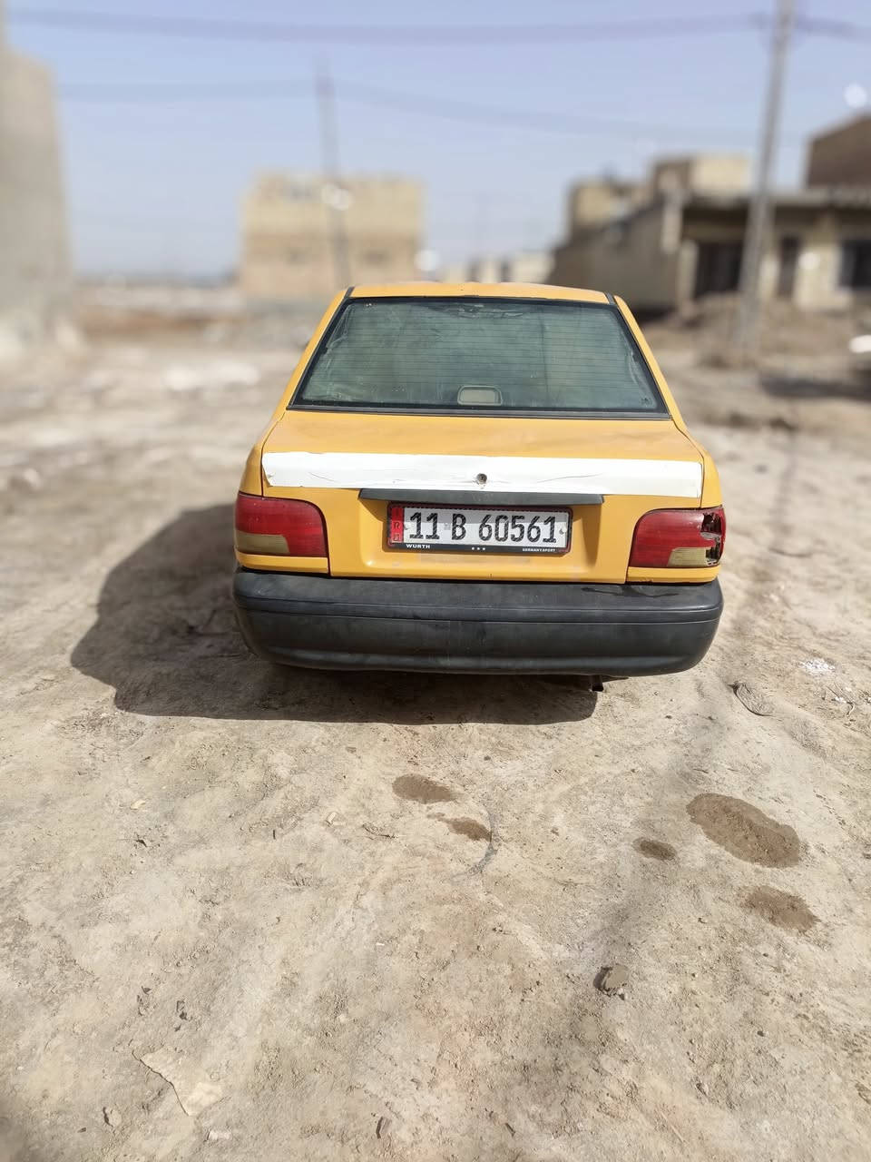 السلام عليكم سايبه موديل 2012 بيها ضربه بجاملغ خلفي عكس سايق مكينه بيها خيط بخار كير جديد تبريد تدفئة شغال رقم بغداد انكليزي بااسمي هزه جديده مصفره هيئه وغرامات شواصي مكفولات 28بيه مجال العنوان ديوانيه حي زهراء مكلف بل نشر الاستفسار/***********
