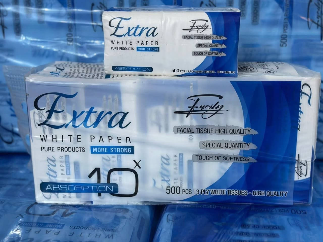 بسم الله الرحمن الرحيم
توفر جميع قياسات المناديل الورقيه بسعر جمله الجمله 
1_ مناديل الودق 800 سحبه 30 باكيت في الباله
2_ مناديل اكسترا 700 سحبه 40 باكيت في الباله 
3_ مناديل فان 600 سحبه 40 باكيت في الباله 
4_ مناديل سنابل 600 سحبه 40 باكيت في الباله 
5 _مناديل اكسترا 500 سحبه 40 باكيت في الباله
6 _مناديل فان 400 سحبه 40 باكيت في الباله 
————————————————————————
اسعار مناسبه جمله الجمله 
اقل كميه 100 باله داخل بغداد 
يوجد توصيل لجميع المحافظات العراق اقل كميه سياره كامله 

للأستفسار الاتصال على الرقم  او واتساب  ***********
