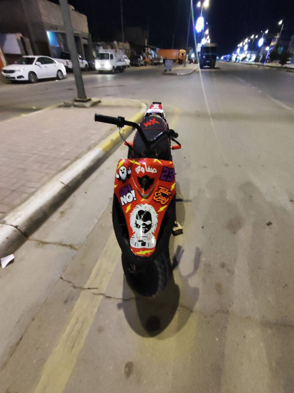 سلام عليكم شباب دراجه للبيع
مفتوحه.... اي بس ولفات بستم
كفرات......لا
مكان...... كربلاء حي العسكري 
شاصي.... كلشي مابي
مكينه .... كلشي مابيهه صوت ناعم 
عطلات ... مابيهه
تعال وشوف سعر 450 وبيهه مجال رقم فقط واساب ***********
