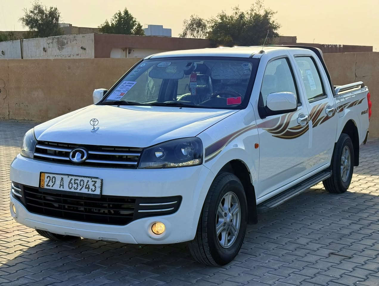 سلام عليكم
كريت ويل 2021

رقم واسط نكليزي مشروع وطني تحويل مباشر سنويه جديده هزه جديده

مكفوله كفاله عامه شرط السونار

تخم تاير جديد ستوني شاده

صدر جديد

تبريد ثلج

تدفئه

مكينه

كير

اكسل

شاصي

شاشه

تحكم ستيرن

حساس خلفي

ماشيه 168

سبير مانازل

سياره على وضع الشركه مال جناي جاهزه 

كوت قضاء الحي 

سعرها 120 وبيها مجال 

***********
