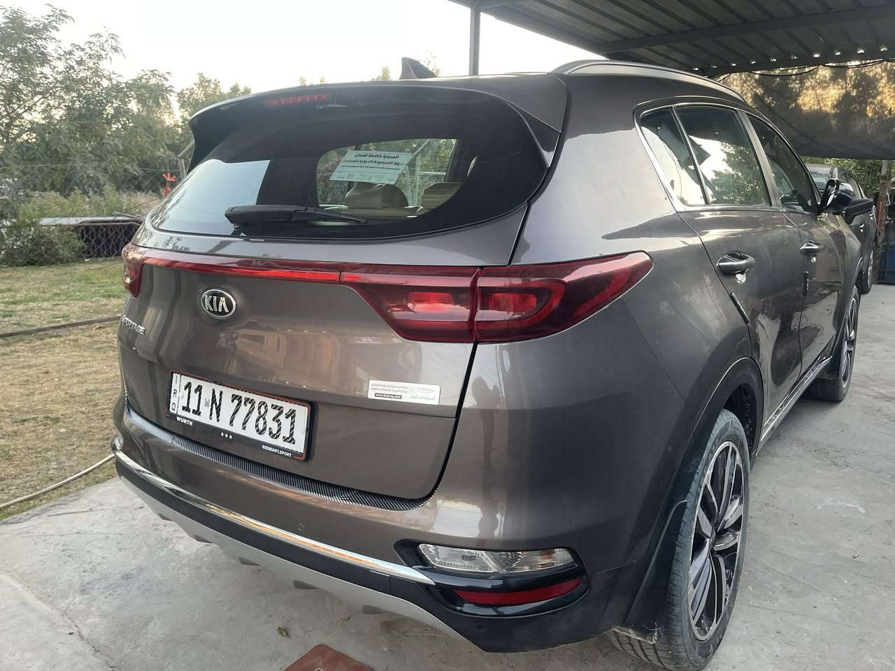 كيا سبورتج خليجي موديل 2020 رقم بغداد ماشيه 35 فول عدا فتحه مكفوله من الضربه عدا صبغ شويه بجاملغ وبارد بلباب مواصفاته بصمه تشغيل كراسي كهرباء شاشه جبيره اصليه اريل نفكيش حساس امامي خلفي مري شفط تشغيل عن بعد تخم تاير جديد سبير منازل بصمه عدد 2 مكاني بغداد الاطباء السعر 193 

***********

