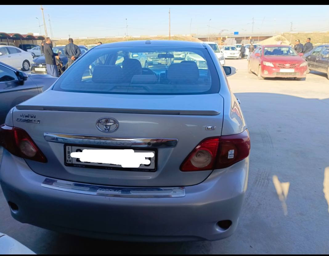 سلام عليكم
كورلا 2010
محرك 18
سعر 128$
سياره امريكي كلين بدون حادث 
رقم اربيل دولي بسمي شرط تحويل
محرك كير  تبريد تدفئه شرط 
صدر تواير جديد 
رقم ***********
