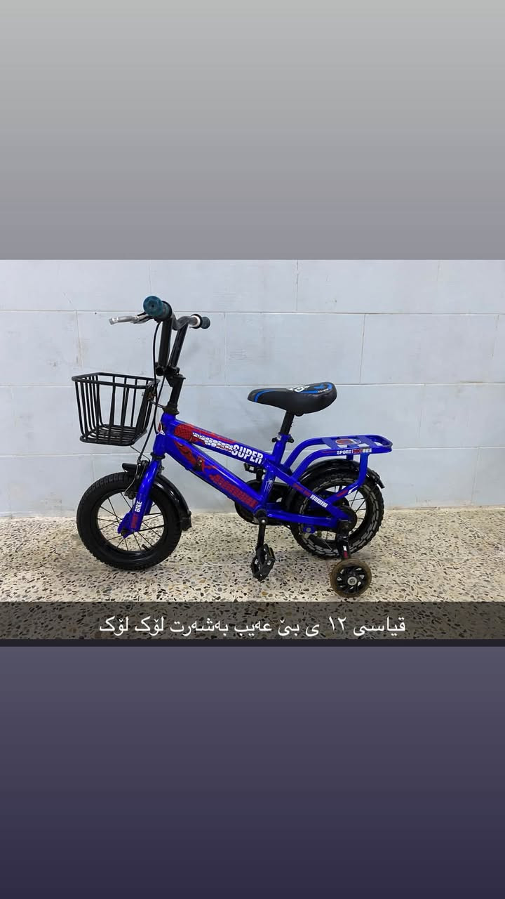 ئەم پاسکیلانە بۆ فرۆشتن زۆر زۆر تازەو جوانن حسابی لۆکیان بۆ بکە قیاسیان ۱۲ ی ۱٦ ی ۲٦ ی هیچ عەیبێکیان نییەو هەموویان بەشەرتی بێ عەیبی ئەفرۆشم بەنرخێکی زۆر گونجاو نرخی هەر کامیانت ویست لەکۆمێنت یان مەسج داوای بکە 
سلێمانی بەکرەجۆ
*********** ***********
