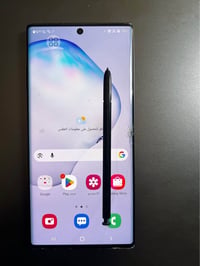Samsung Not 10 plus  256 12  كسر طفيف في الشاشة  زر الباور  طايح  شرق ...