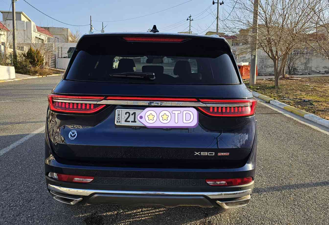 جيتور  PLUS.x90  موديل 2023 
       للبيع   او مراوس 
المراوس حسب القناعه 
السعر عالخاص 
اللون ازرق [حبري ]
محرك 1600 تيربو 
5مقاعد 
السياره فول فول مواصفات 
 حساس امامي خلفي 
رادار امامي خلفي 
كامرا 360 
ترحيب ذكد 
تدفئه كشنات وستيرن 
تاير حجم 20 
بيهه هوايه مواصفات بعد 
السياره بيهه طخه زغيره بالجنطه موضحه بالصوره  والباقي مكفول
السياره ماشيه 19000
صيانه ودهن بالوكاله 
السعر عالخاص 
مكان السياره اربيل 
للاستفسار
***********
*********** أربيل, العراق
