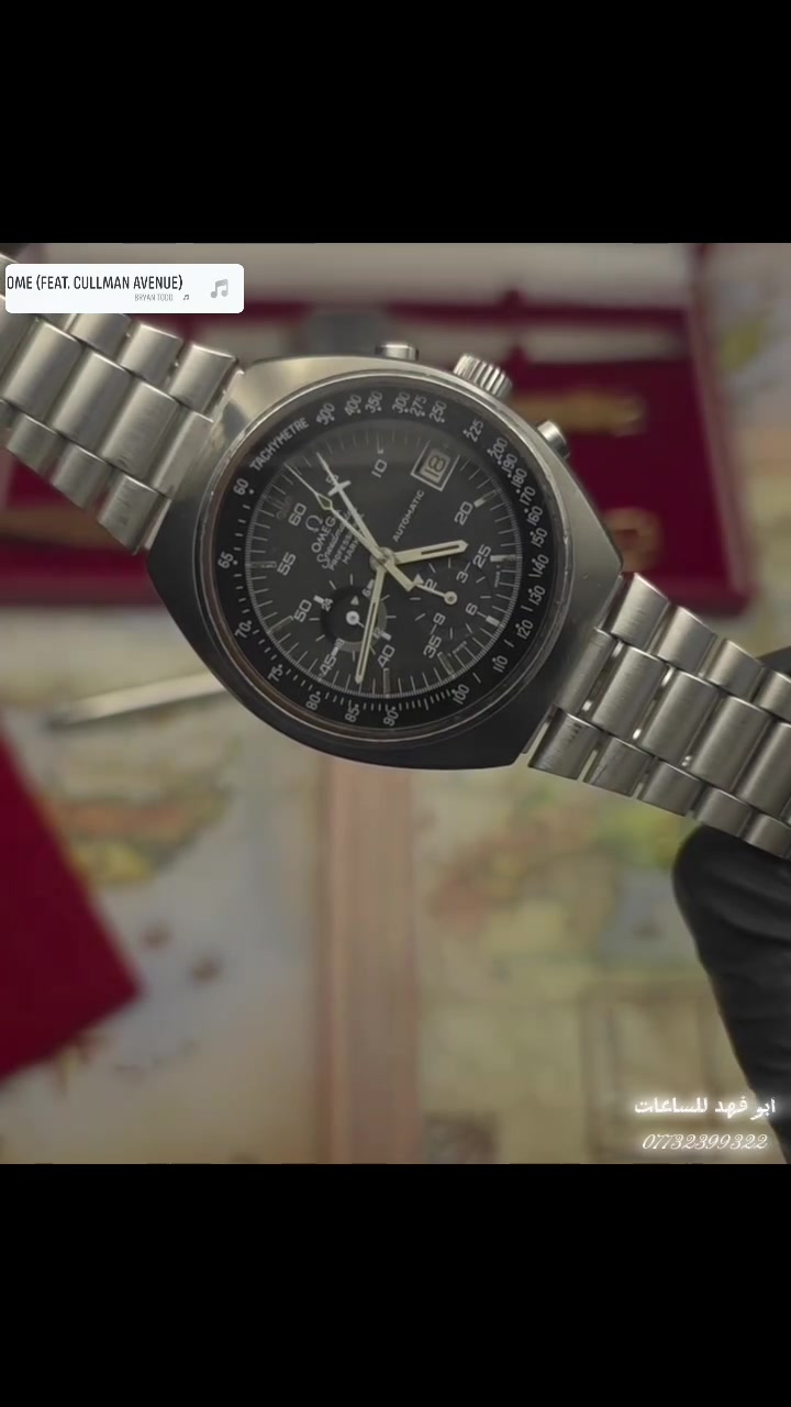 Omega

الموديل : Speedmaster Mark IV

الإنتاج تقريباً بين 1973 و 1974.

الحركة أوتوماتيكية ( Automatic).
عرض التاريخ عند الساعة 3.
 مقياس سرعة Tachymeter على الحافة.

الهيكل ستانلس ستيل.

السوار ستانلس ستيل أصلي.

القطر: حوالي 42

كاليبر 1040 من أوائل حركات الكرونوغراف الأوتوماتيكية لدى أوميغا. #اوميغا #omega


**إذا كنت صاحب هذا الإعلان وتريد حذفه لأي سبب، رجاءا أرسل رسالة إلى الدعم الفني**