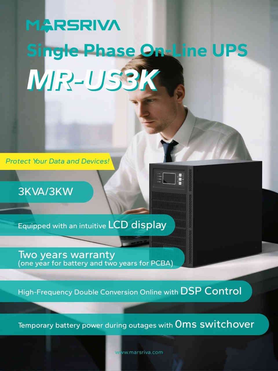 احمِ أجهزتك مع أنظمة UPS المتطورة لدينا من 800VA حتى 3000VA. متوفرة بقدرات 1kV و2kV و3kV، أداء قوي، استجابة سريعة، وحماية موثوقة من انقطاع التيار.

زورونا في معرضنا في الصناعة مجاور شركة اسوار عمارة ركن الصناعة مكتب SBT. 

يتوفر حدمة توصيل ايضا , للطلب او الاستفسار التواصل على الرقم التالي : ***********
