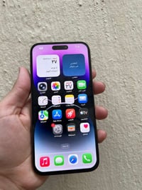 ايفون 14 برو ماكس لون بنفسجي ذاكره 256 بطاريه 100% مبدل شاشه اصليه من ...