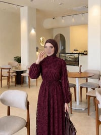 فستان • تول مبطن • مقاسات ٣٨-٤٨