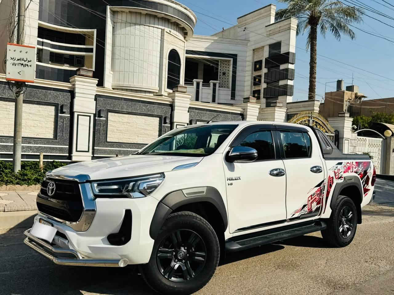 السلام عليكم  تويوتا هايلوكس TRD 2021 فول كفاله عامه رقم بغداد بسمي هزه جديده رقم جديد دولي

السعر 294$

هاتف /***********

🔴النوع TRD 
🔴رقم بغداد بأسمي 
🔴عداد السرعه 98km 
🔴محرك 6سلندر 
🔴فور ويل 4x4
🔴مثبت سرعه 
🔴تبريد قطعتين ❄️ 
🔴تخم تاير جديد 2026🛞🛞🛞🛞
🔴حدادية الصدر جديده 
🔴كامره خلفيه 
🔴كشنات تبريد ❄️
