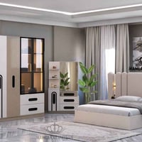 غرفة نوم ٥قطع • سرير ١٨٠×٢٠٠ • كنتور ٢٢٠سم