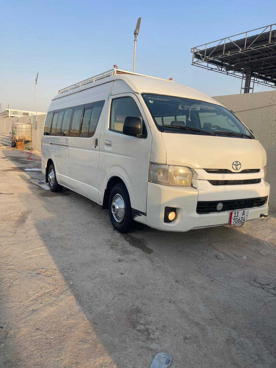 سلام عليكم اعيدالنشر بسبب الوعود لكاذبه اهايس للبيع 2009 سيارة بسمي رقم دولي نهايتة٢٩تبريد محور سبلت تخم تاير جديد مكاني البصرة بيها ضربة بل الصفحة الطويلة مصبوغة حزام مكفولة من الكصة والشواصي السعر  ١45وبيها مجال رقم تلفون *********** مكلف بل نشر
