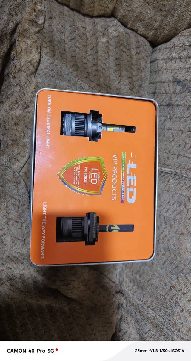 سلام عليكم زنون LED بقوه 1800w واط ضمان 12 شهر من الشركه كرت الضمان موجود استعمال قليل باقي التفاصيل بل صور مكاني بغداد حي البساتين السعر 100/  ***********
