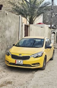 كيا فورتي مديل 214 وارد امريكي بدون ايرباك حادث بسيط  جاملغ خلفي معمر ...