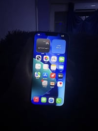 ايفون ١٣ برو ماكس ذاكره ٥١٢ بطاريه ٧٧ جهاز جهاز فقط الضهر مفطور غيرها ...