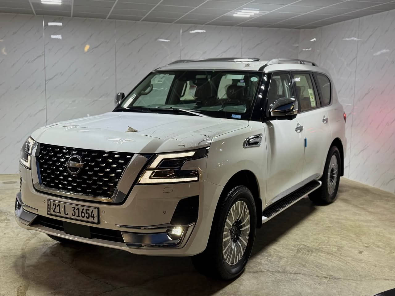 Nissan Patrol Platinum⚜️
‎سياره ماشيه (3) الف كم حقيقي بشرت 
‎مودیل2023
‎بدون شوخط  بدون صبوغ بدون بارد بشرط كفالە عام✅

‎:مواصفات بلاتینیوم
‎،٥ كامیرات،سلاید،كشنات جلد،كشنات خزن
‎كشنات حار و بارد، داخل مشمشی،باب خلفی كهربای
‎رادار ٣٦٠، شغال،مرایە كهربای،مركزی،هوای مواصفات اخرە

‎ (مامفتوح )بشرط ‎محرك ٦ سلندر
غراض بلادية موجوده
‎دبلات و كهربائی و محرك كلل بشرط
‎سلیمانی📍
‎سعر:$💵550
0773 554 8009📞
Admin 🌹 السليمانية, العراق
