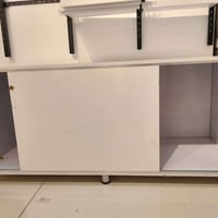 فاترينه خشب • ٧ قطع • بابين سلايد