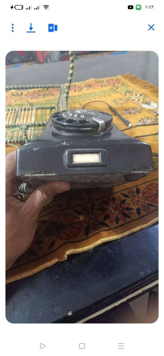 بعد اذن الادمن.. تيلفون ارضي قرص شغال تمام وصوت نقي جدا جدا..لكن به بعض الكسور البسيطه جدا في الزوايا...للبيع بسعر فقط 1600 جنيه ومتاح شحن لاي مكان والدفع عند الاستلام والمعاينه


**إذا كنت صاحب هذا الإعلان وتريد حذفه لأي سبب، رجاءا أرسل رسالة إلى الدعم الفني**