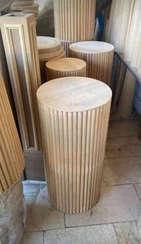 ارجل طاولات • خشب طبيعي • مصبوغ او خام
