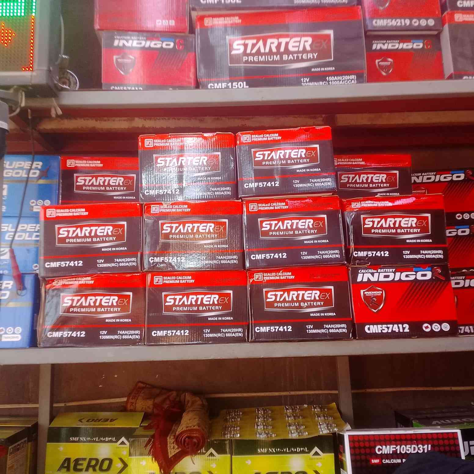 سلام عليكم… عروض بطاريات
متوفر كافة انواع بطاريات السيارات والمولدات 
مختلف الشركات الاصلية والوكالات
يوجد بطاريات بالة جديد مع ضمان شهر
ويوجد بطاريات جديدة كارتون مع ضمان 3 اشهر الى 6 اشهر
شرط الفحص كل الي عليك تتواصل ويانا وضمانك حقيقي 
مكاني بغداد ويوجد توصيل لكافة انحاء العراق
نوصلك لحد بابك
تواصل واتساب ***********
