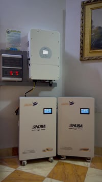 منظومة طاقة شمسية • لوحات Longi 610واط×20 • انفرتر Deye 12كيلوواط