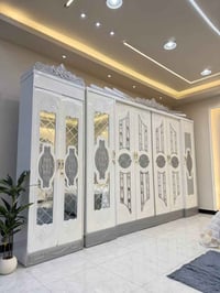 نجاره عراقية • ٨ قطع • سرير ٢٠٠×١٦٠