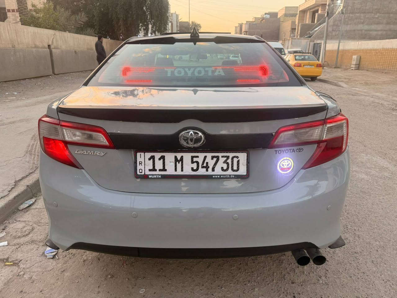 سلام عليكم كامري موديل ٢٠١٢
امريكي حادث جاملغ خلفي       رقم بغداد بأسمي تحويل مباشر 
لونها سلفر وصار بيها بلعراق صبغ عام تغير لون سمنتي 
مكينه ٢٥٠٠ 
مكينه كير داخل كله كفاله 
تحكم ستيرن شاشه 
مواصفات الكامري المعروفه 
السعر ٨٢ وبيها مجال 
غير متواجد ع فيس 
مكاني بغداد شارع فلسطين 
***********                      ***********
