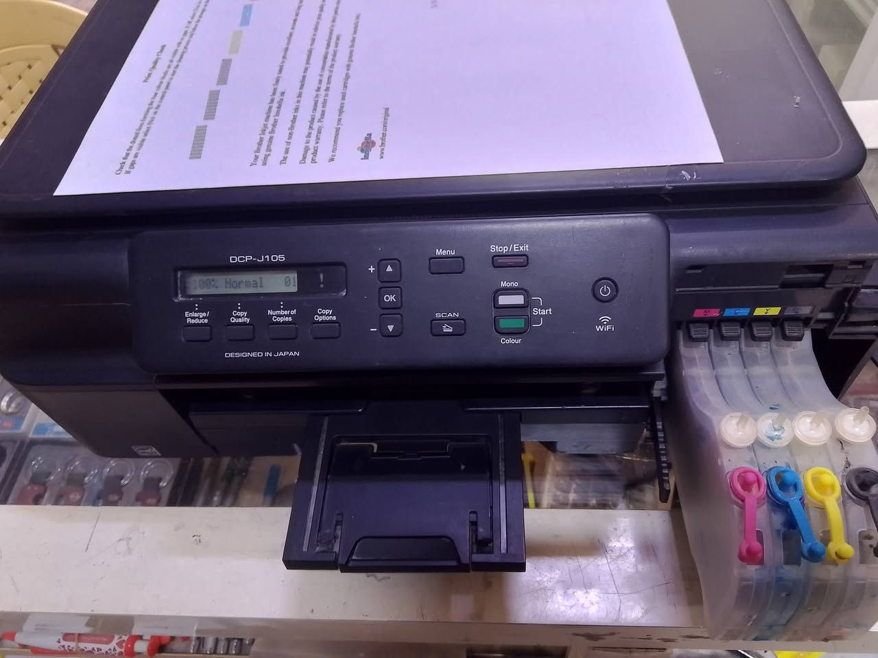 سلام عليكم طابعة برذر j105 نظيفة للبيع مسحوب بيها 7000 نسخة . سعرها 100 ألف  مكان بابل . المسيب 
الطابعة وجه واحد حبر سائل بيها واي فاي وهذا التيست مالتها .


**إذا كنت صاحب هذا الإعلان وتريد حذفه لأي سبب، رجاءا أرسل رسالة إلى الدعم الفني**