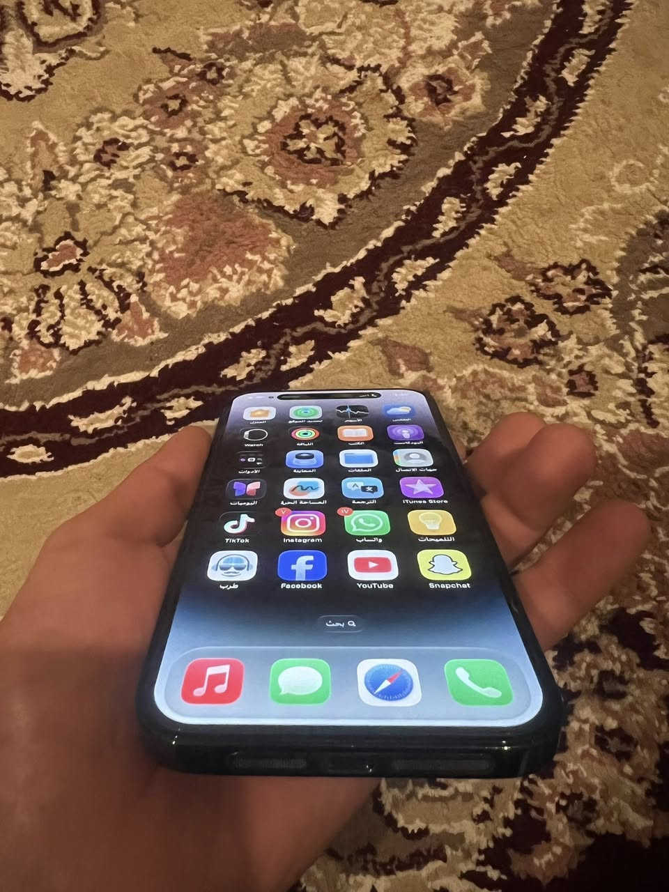 ايفون14برو ماكس نضيف كلش شخط مابي مامفتوح شريحة الكترونية جهاز يخبل من كل نواحي كلشي بي اصلي بطارية شاشة مكفولات جهاز يخبل بدون غراض ذاكرة ٢٥٦ السعر ٧٠٠
مستعجل ع بيعتةالشراي يتصل***********
