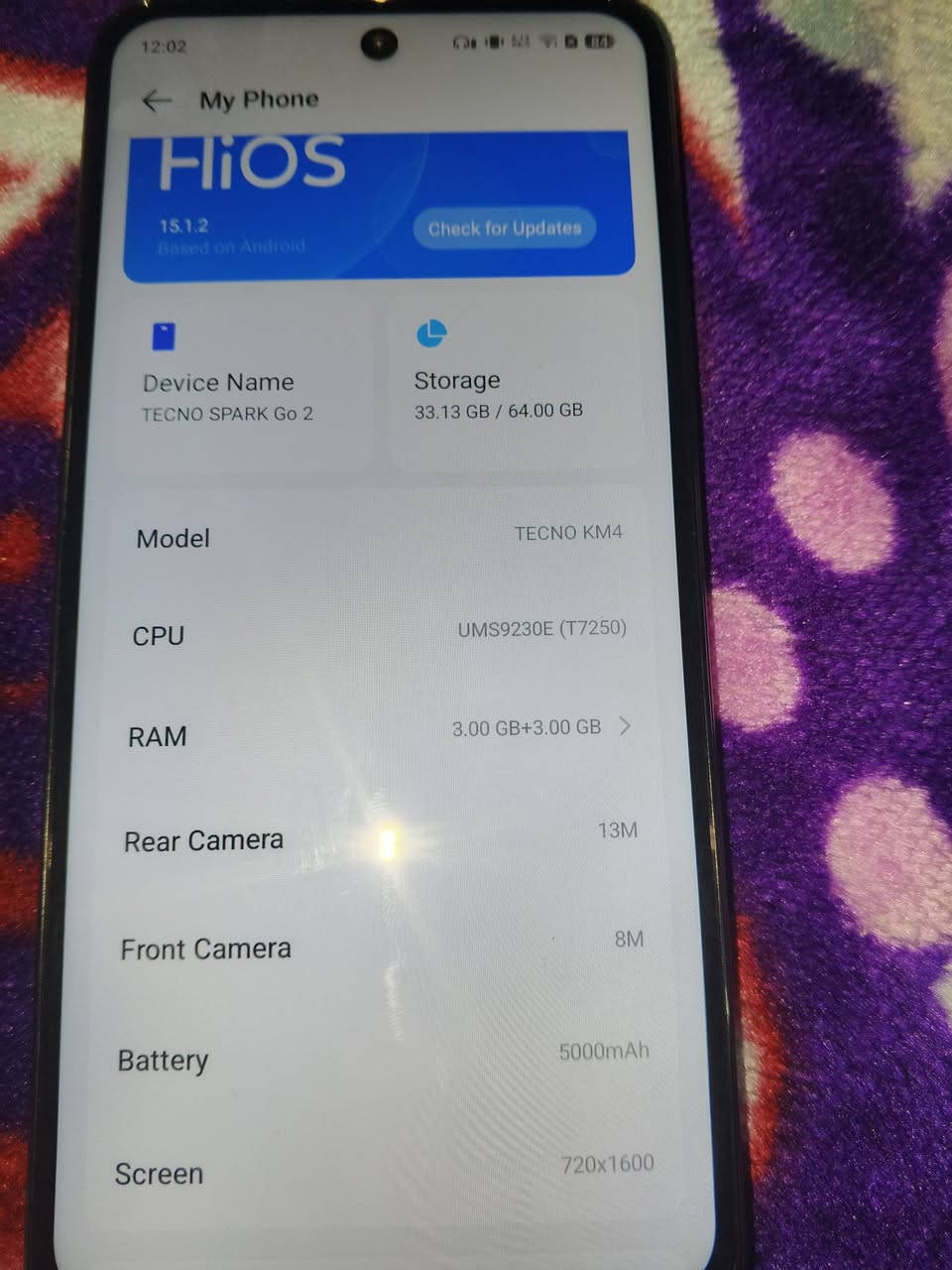 Hello all I sell this mobile Tecno spark go 2 64 3+3. Good new mobile 📱 condition good 👍 price this mobile 📱 110 Iraqi dinar all items inbox content me ***********
