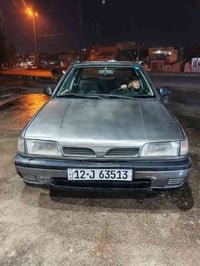 مكلفه بالنشر نيسان صني موديل 1992سياره بيها ضرر جاملق الوره الخلفي مصب...