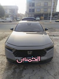 هوندا اكورد سبورت لون سمنتي موديل 2024 حادثها بنيد وجاملغ خلفي بدون دو...