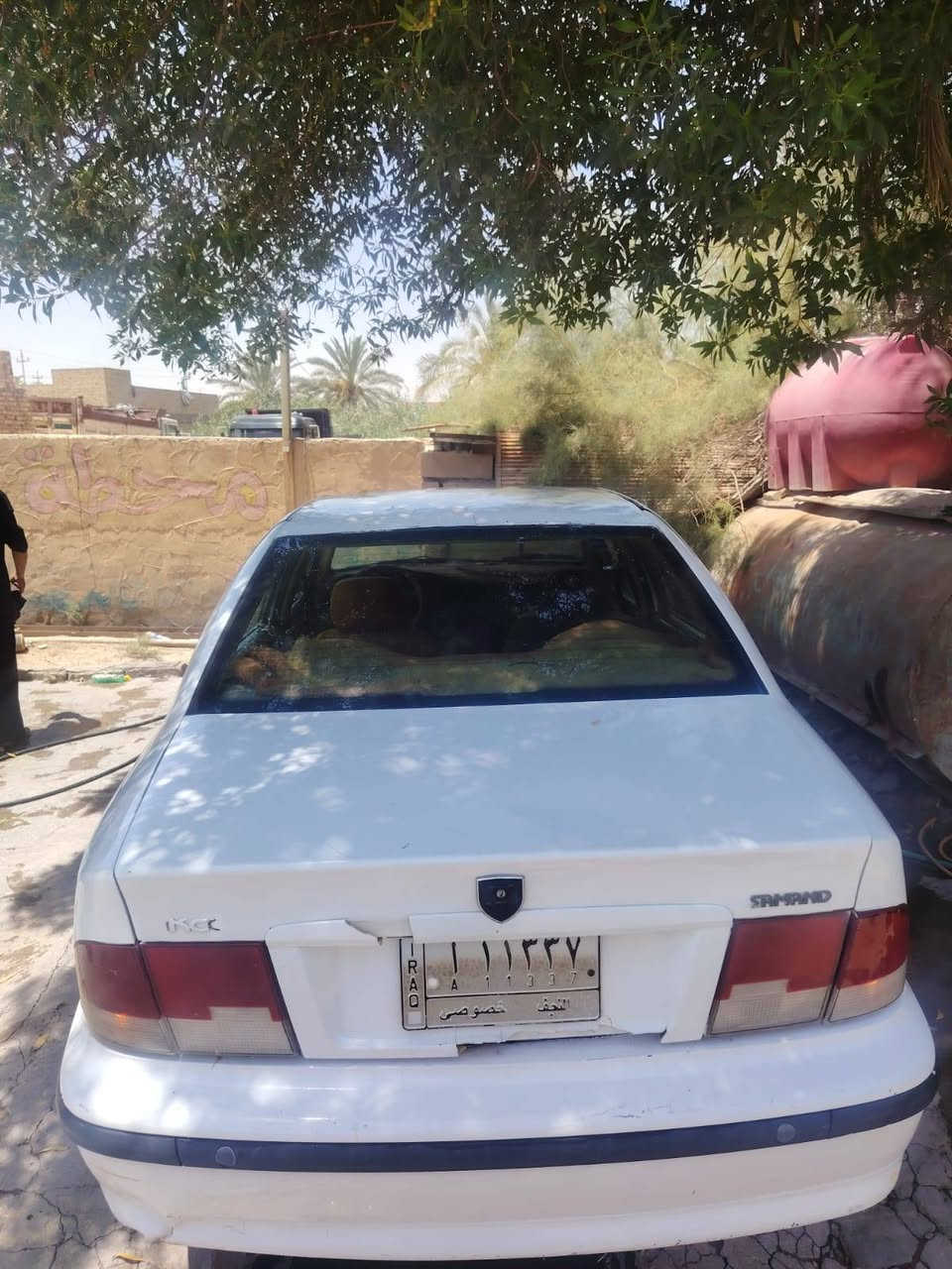 سمند موديل ٢٠١١ بسمي سنويه من الشركه للبيع
كير محرك خير من الله كلج اليوم شريته جديد صينيه عينه بولبرين كليج
حداديه جديده 
كهربائيات كامله 
منضومة تبريد كامله ماعدى نقص غاز تخم تاير نظيف
السياره معروضه بلصور الشراي خلي يجي يشوف بعينه وشوف العين ماينحمد 
السعر ٢٥ورقه وبيها مجال سعر ستوته وأقل يمكن 
الاتصال على الرقم *********** واتساب موجود وشكرا
