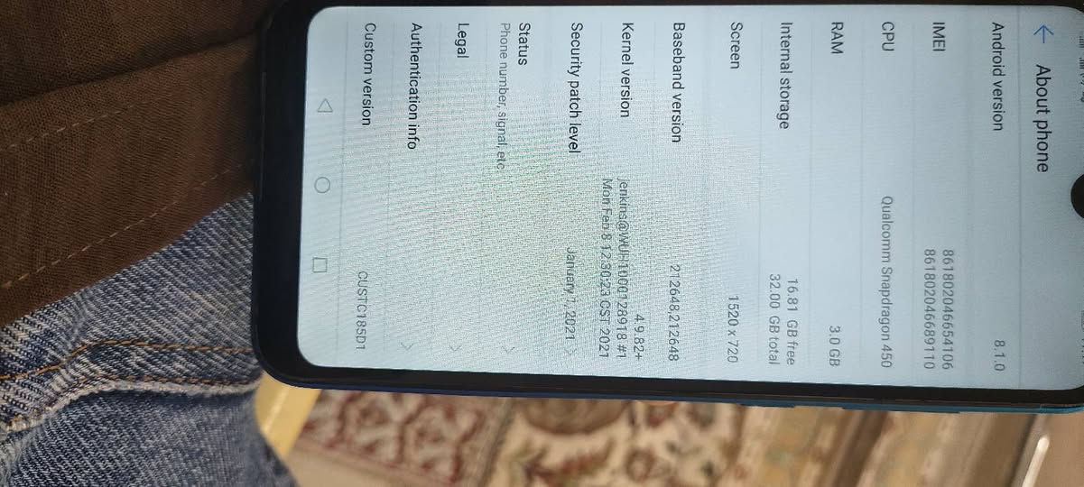 فرۆشتنی مۆبایلی Huawei Y7 📱
مۆبایلەکە لە دۆخێکی زۆر باشدایە و هیچ کێشەیەکی نییە، 

​تایبەتمەندییەکان:

​ڕام (RAM): 3 گێگابایت.

​بیرگە (Memory): 32 گێگابایت.

​سیم کارت: دوو سیم کارت + شوێنی میمۆری کاردی دەرەکی.

​پاتری: شەحنی زۆر باش دەگرێت و کوالێتی بەرزە.

​شوێن: سلێمانی.

نرخ: 65 هەزار دیناری عێراقی (کەمێک مەجالیشی تێدایە).

​بەو نرخە، مۆبایلەکە زۆر گونجاوە و بێ کێشەیە. بۆ داواکردن و کڕین تکایە نامە (مێسج) بنێرن. السليمانية, العراق


**إذا كنت صاحب هذا الإعلان وتريد حذفه لأي سبب، رجاءا أرسل رسالة إلى الدعم الفني**