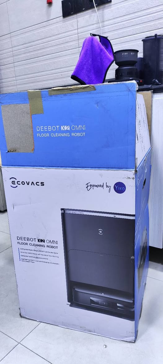ECOVACS DEEBOT X2 Omni 
كنس و مسح بفرج دوارة
 تفريغ ذاتي للغبار وغسل الوصل بماء حار وتنشيفها بهواء حار 
قوه شفط ممتازة 8000 باسكال
رفع تلقائي لوصل المسح بمقدار 15 ملم
خرائط متعددة 
مساعد صوتي مدمج
كامرة فيديو لايف
 تجاوز عوائق مع تطبيق ايكوفاكس الممتاز 
مستويات متعدده للكنس والمسح

جديد السعر عالخاص


**إذا كنت صاحب هذا الإعلان وتريد حذفه لأي سبب، رجاءا أرسل رسالة إلى الدعم الفني**