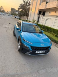 كونا 2022 لون بحري مميز وارد امريكي السياره فول ماشيه 41  رادار امامي ...