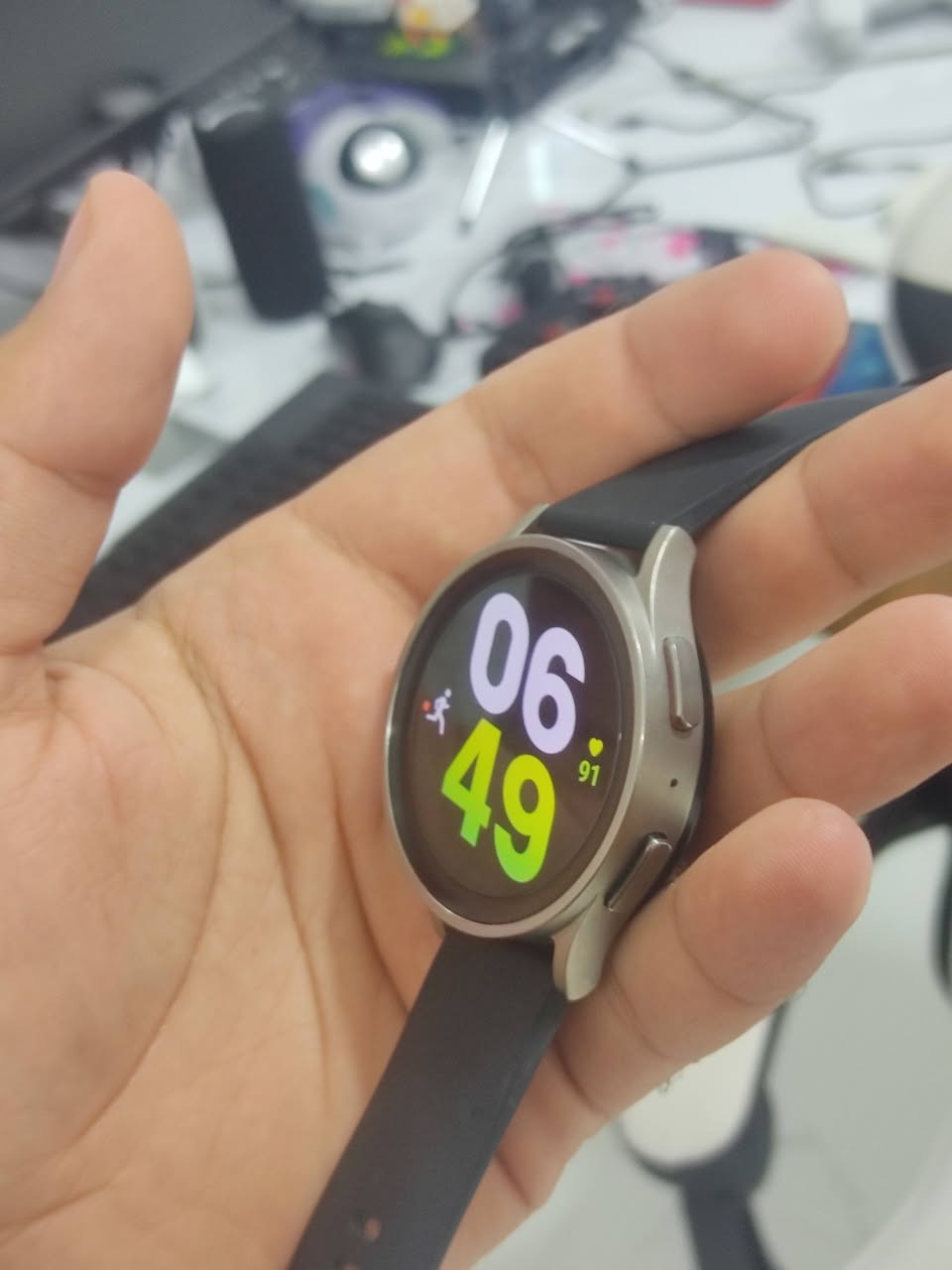 Galaxy watch 5 pro
مستخدمه مثل الجديده
نضافه100%
السعر 210 و بيه مجال للشراي
مكاني : النجف الاشرف


**إذا كنت صاحب هذا الإعلان وتريد حذفه لأي سبب، رجاءا أرسل رسالة إلى الدعم الفني**