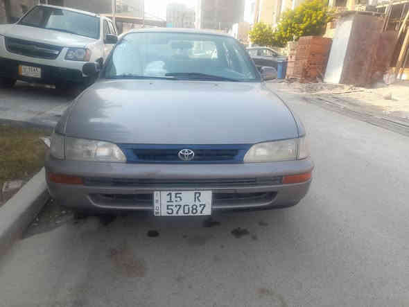 كورلا للبيع موديل ٩٧ وارد امريكي يسرى اصلي مصبوغة عام كير دنفش ومحرك مكفولات رقم انبار دولي باسمي السعر ٥٧ مكانه بغداد الحارثية سارة مال بيت بيه نواقص بسيطة 
***********
***********
