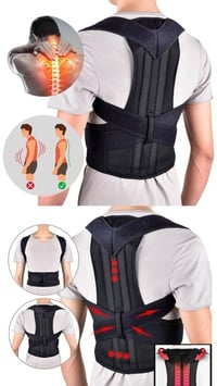 حزام ظهر طبي • تصحيح وضعية • مقاسات M-XL-XXXL