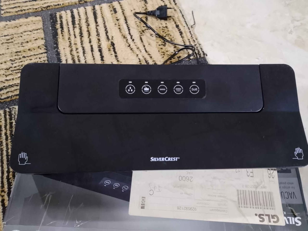 كمية جهاز كبس علاگات من ماركة سلفر كريست شرط اصلي 
واحد ب ١٥ الف دهوك, العراق


**إذا كنت صاحب هذا الإعلان وتريد حذفه لأي سبب، رجاءا أرسل رسالة إلى الدعم الفني**