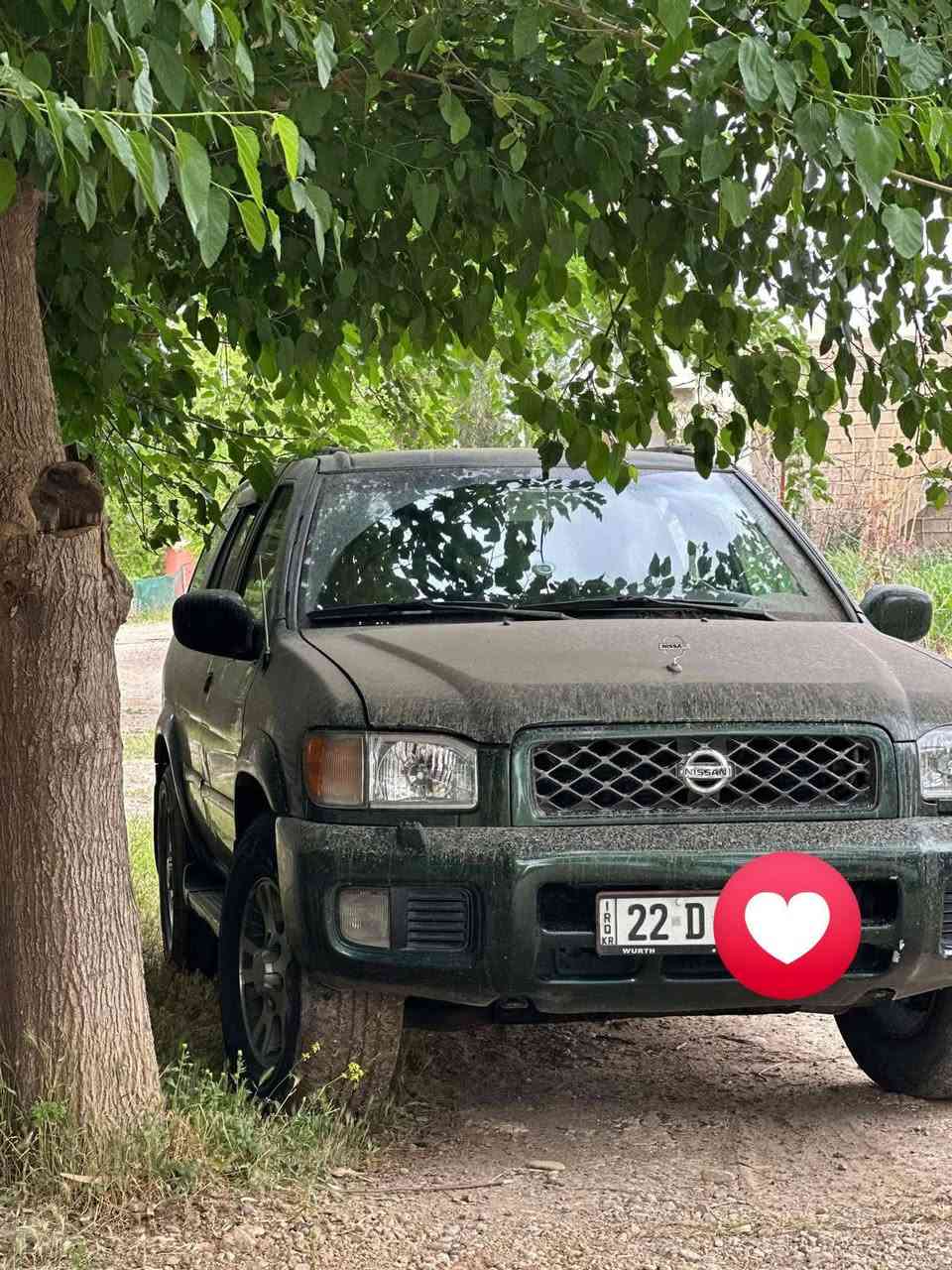 سلام عليكم ورحمة الله 
نيسان باثفيندر 2001 دبل اكس كير اوتوماتك 4جامات كهربائي 
محرك المرغوب 3500 كير او محرك او دبل اكسل كلة بشرط 
سيارة رقم اربيل بسمي سنوية والهزة كلة جديد لل 2029 سيارة مابي نقص كلش نضيف باقي سيارة ب كركوك سعر 83 بي مجال قليل للطيبين
***********
