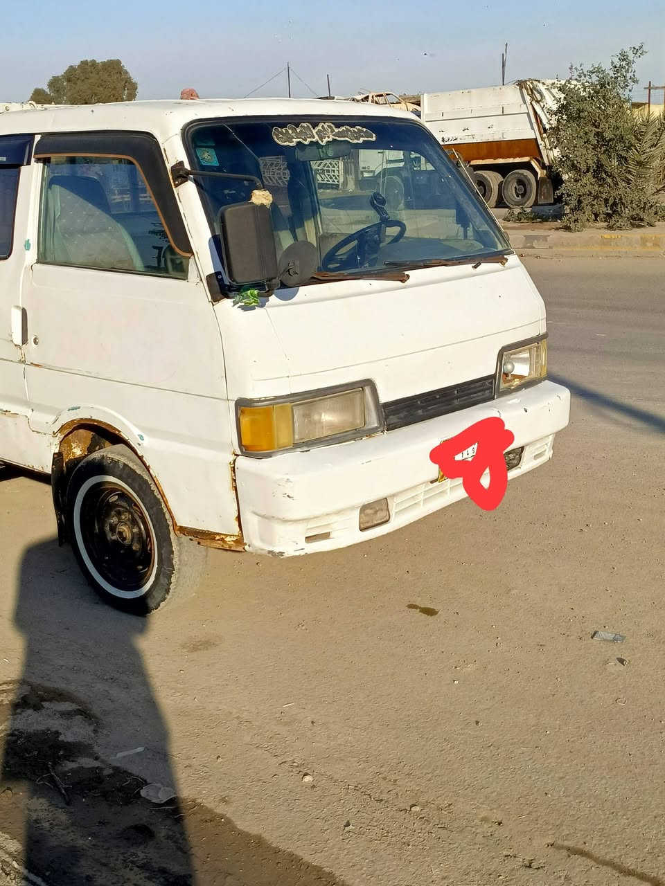 سلام عليكم. كيا حمل 93  سته جنكال مكينه حاويه صدر جديد كير اكسل شاصي كفاله  رقم بغداد سنويه جديدة السعر45 العنوان بغداد حسينيه المعامل للاتصال***********
