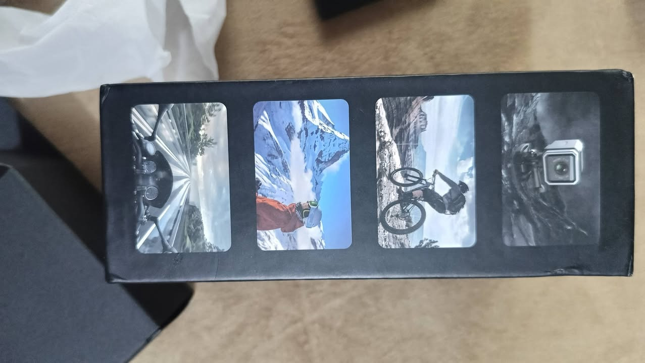 كامرة مغامرات بدقة 4K
مقاومة للماء والغبار 
بطاريه شحن تايب سي 
تسجيل صوت واضح جدا 
تطبيق ربط على الموبايل  واي فاي 
زاوية واسعة 180 درجه 
رام 64 گيگا 
باقي التفاصيل في الصور 
التفيده ينطي بيها سعر


**إذا كنت صاحب هذا الإعلان وتريد حذفه لأي سبب، رجاءا أرسل رسالة إلى الدعم الفني**